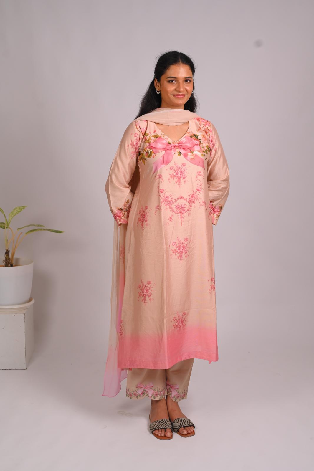 Clementine Whispers Kurta Set
