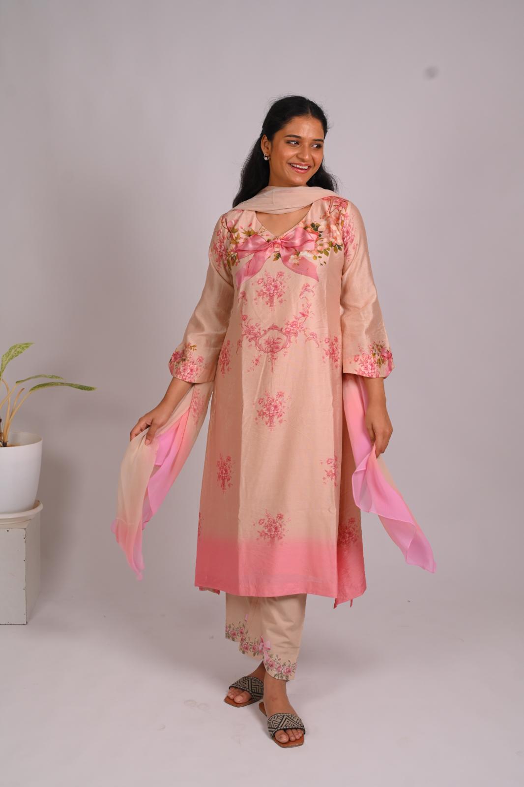 Clementine Whispers Kurta Set