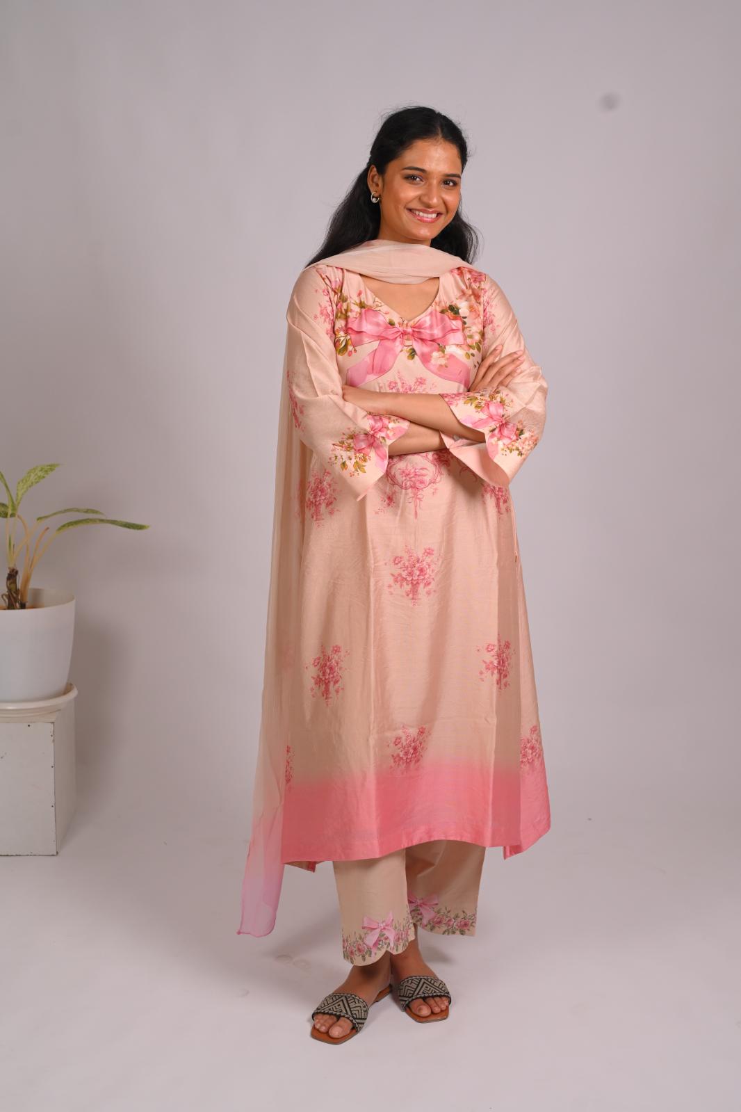 Clementine Whispers Kurta Set