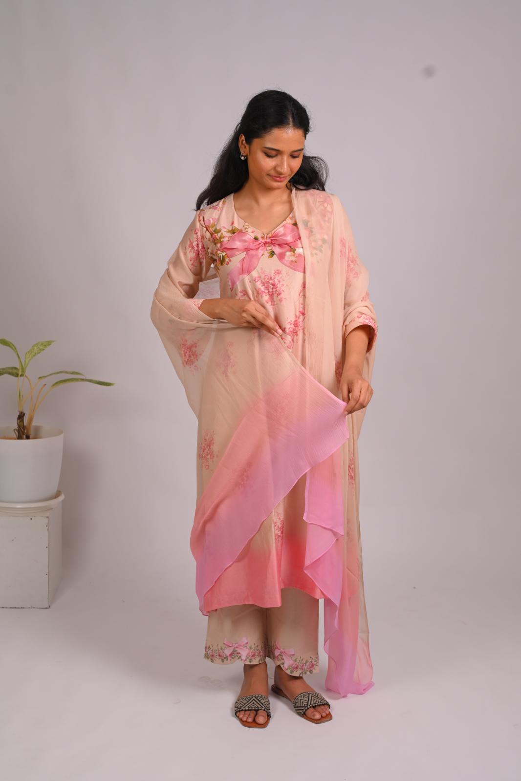 Clementine Whispers Kurta Set