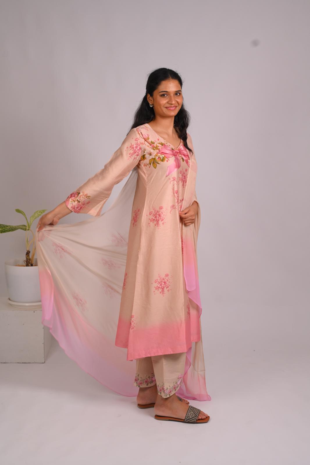 Clementine Whispers Kurta Set