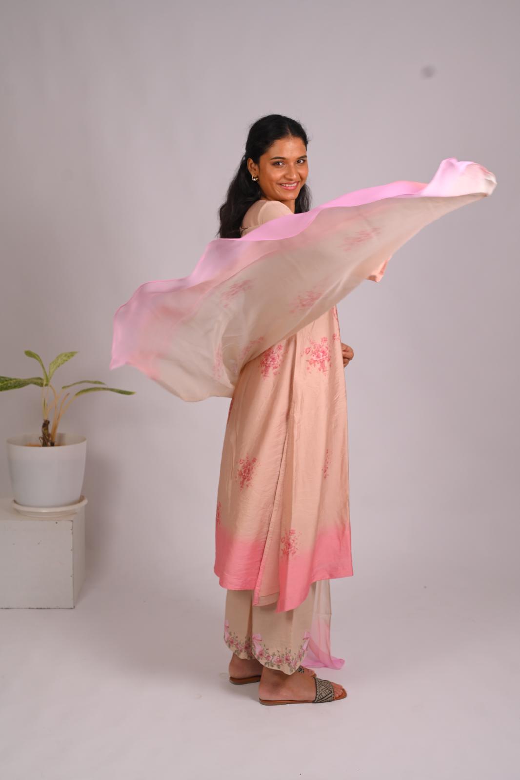 Clementine Whispers Kurta Set