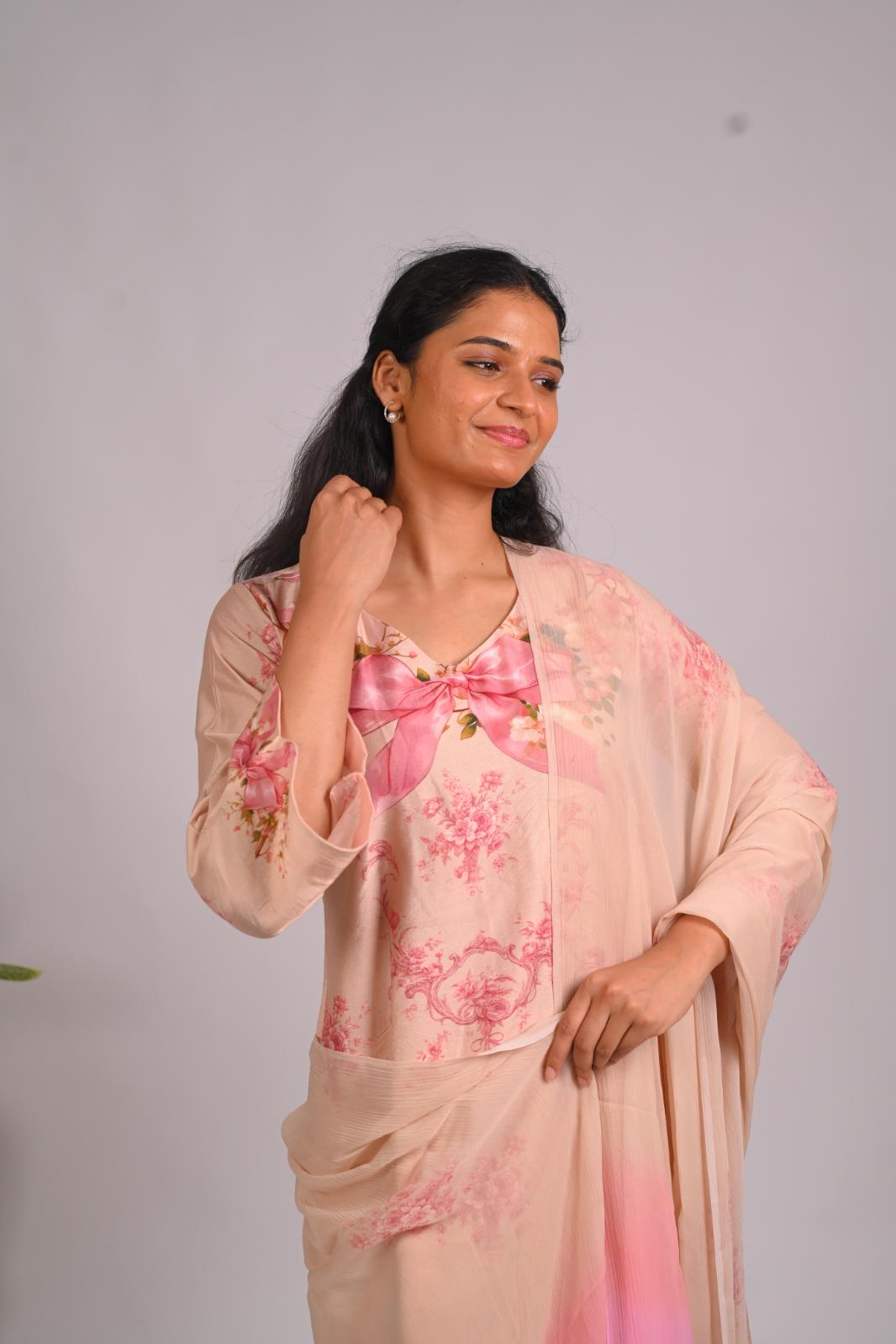 Clementine Whispers Kurta Set