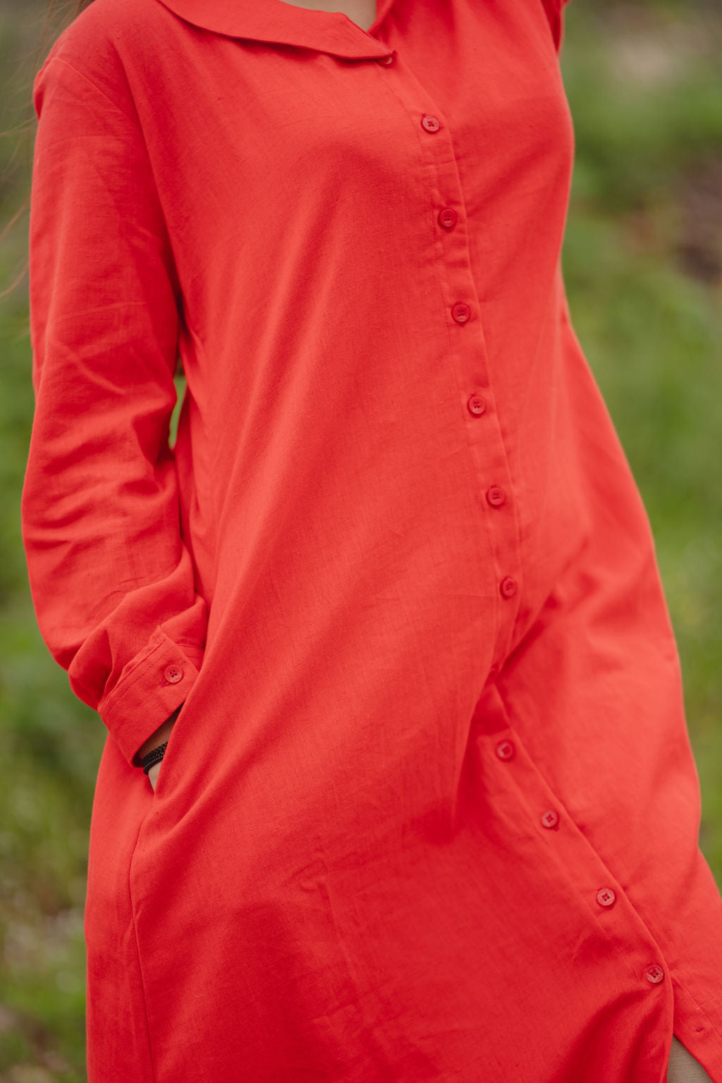 Red kurta