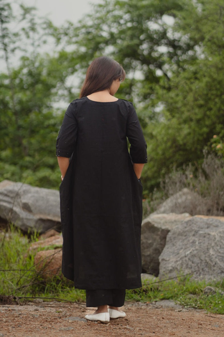 Black kurta set ( co ord)