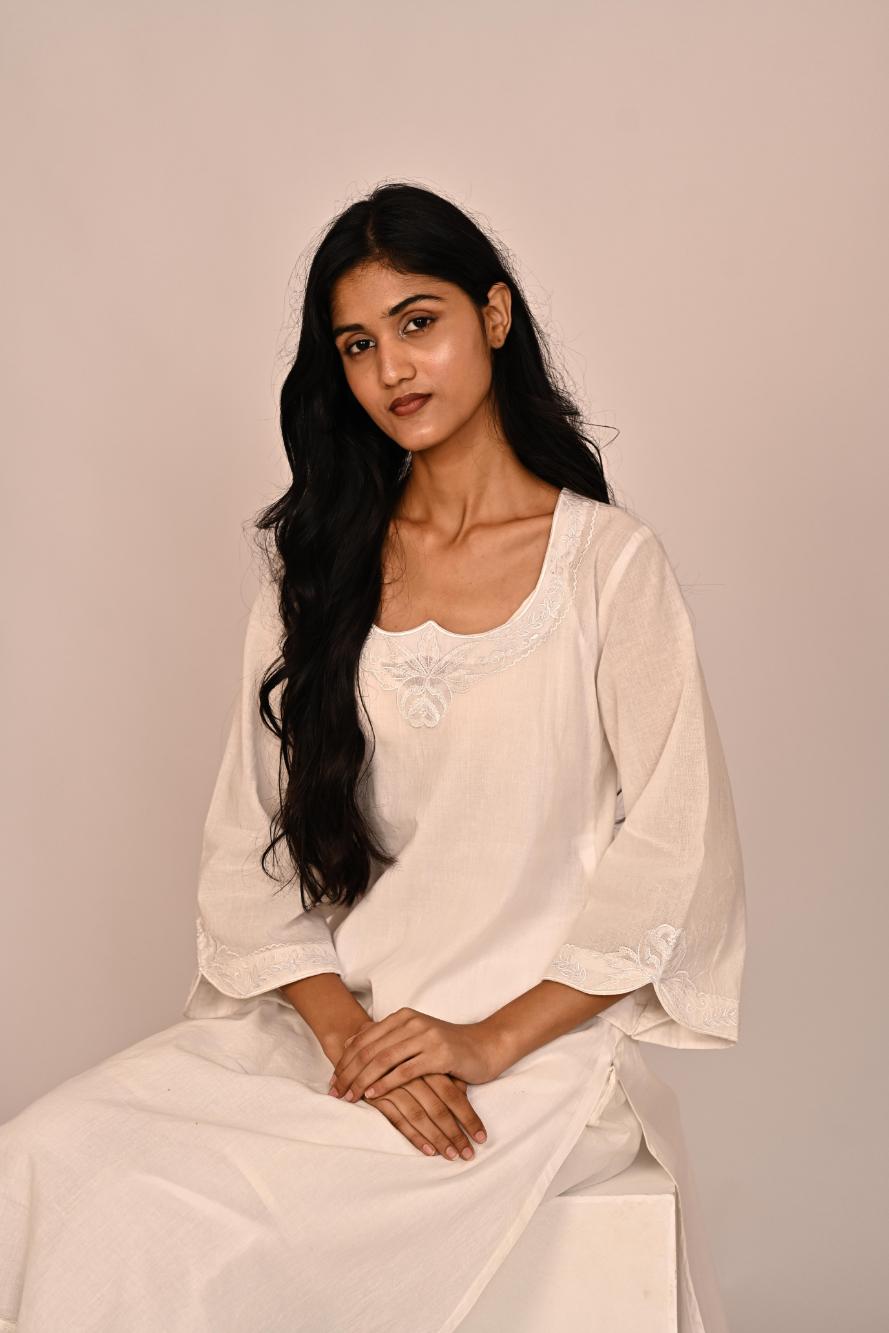 White Rose Dress