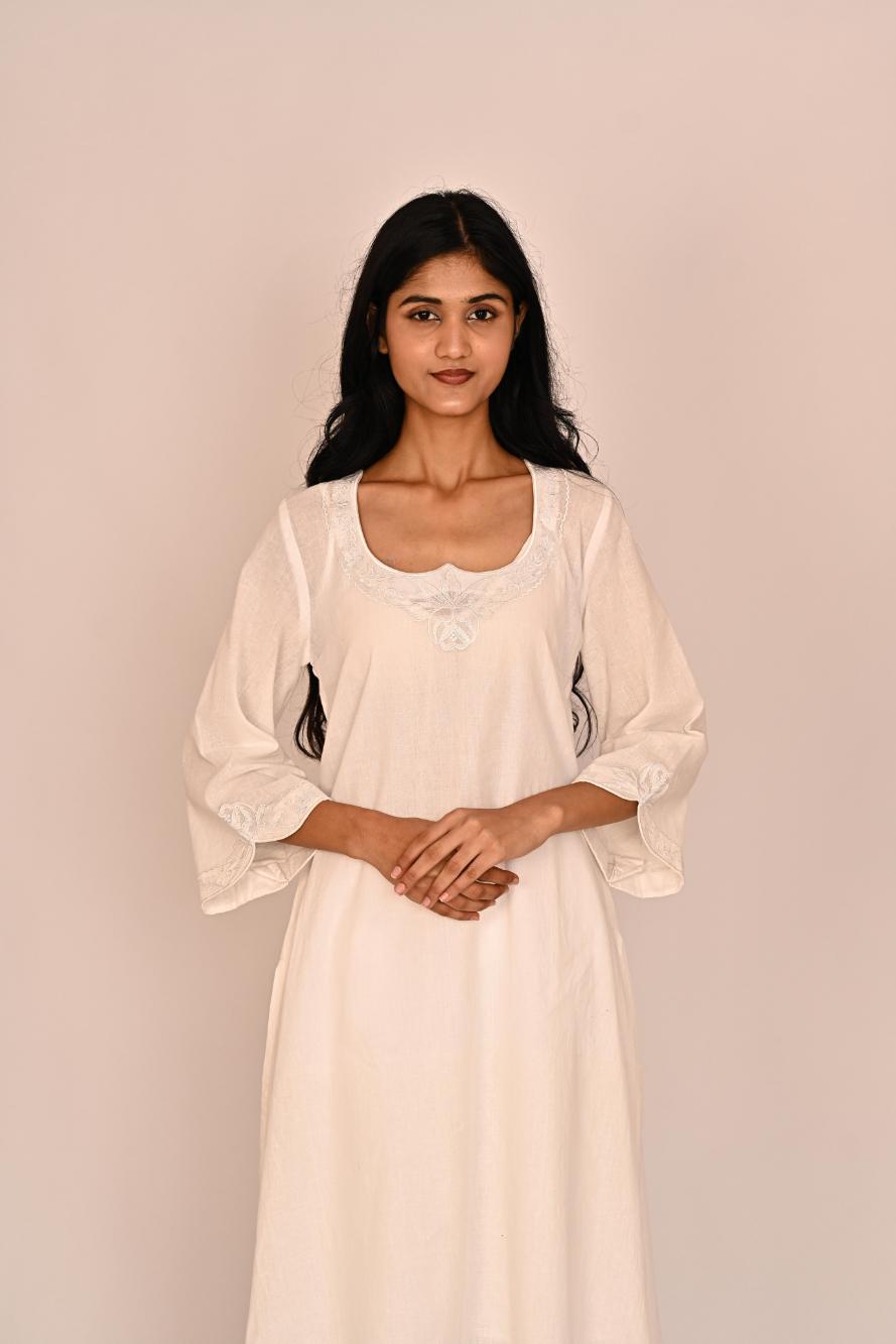 White Rose Dress