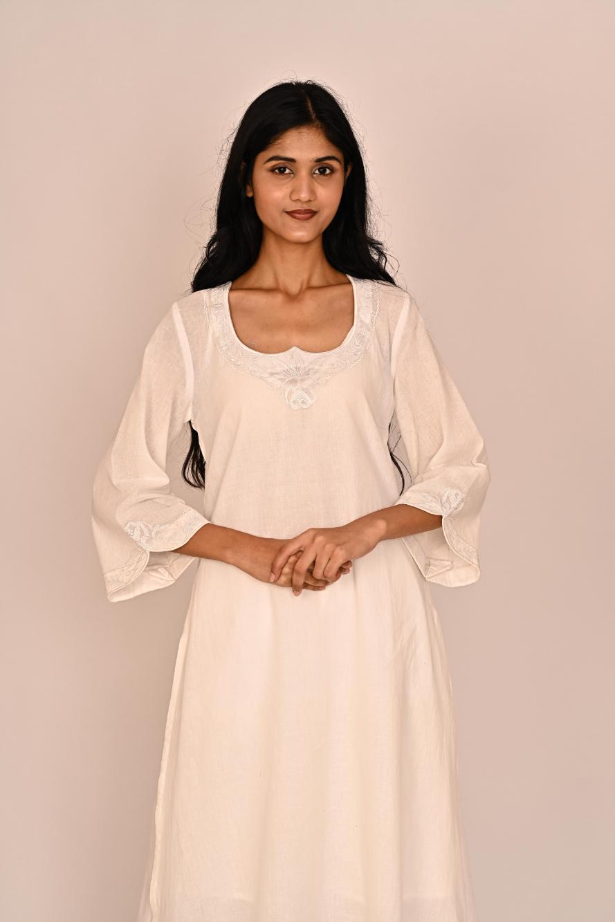 White Rose Dress