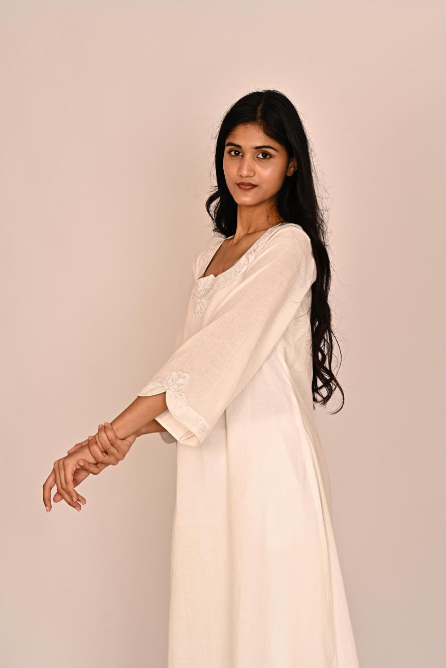 White Rose Dress