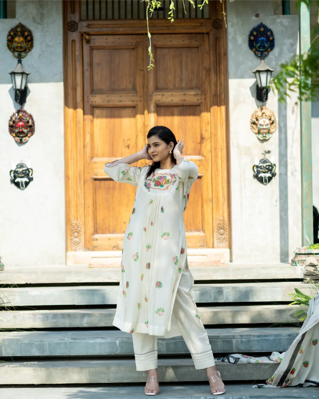 Ivory Blossom Kurta