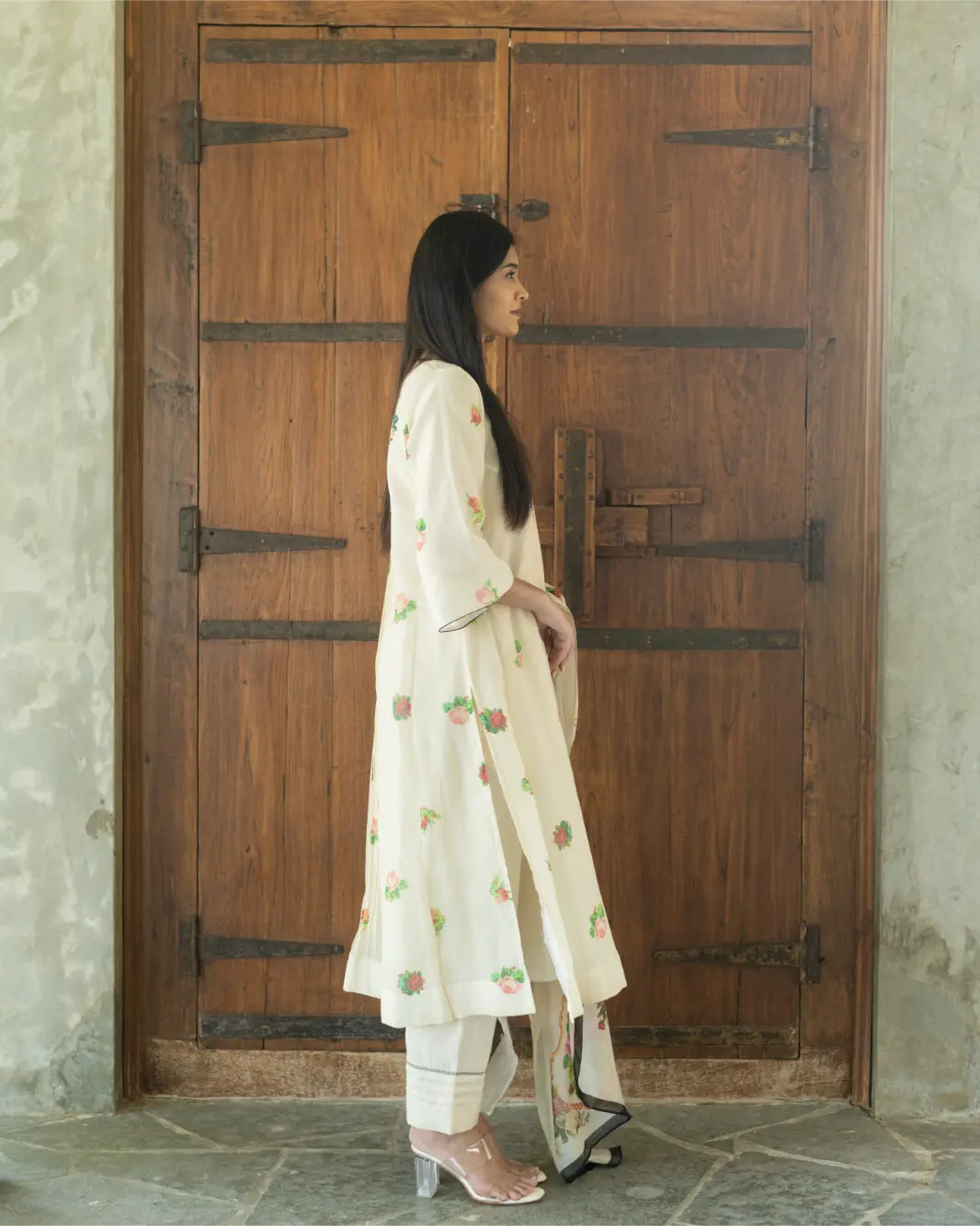 Ivory Blossom Kurta