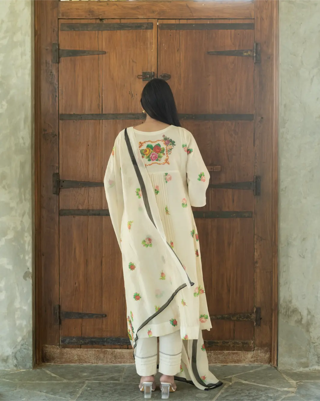 Ivory Blossom Kurta