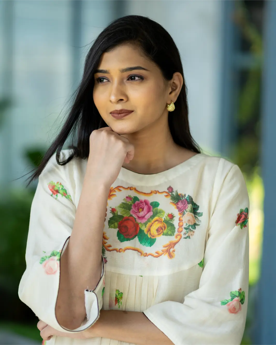 Ivory Blossom Kurta