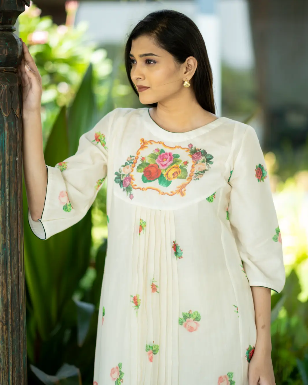 Ivory Blossom Kurta