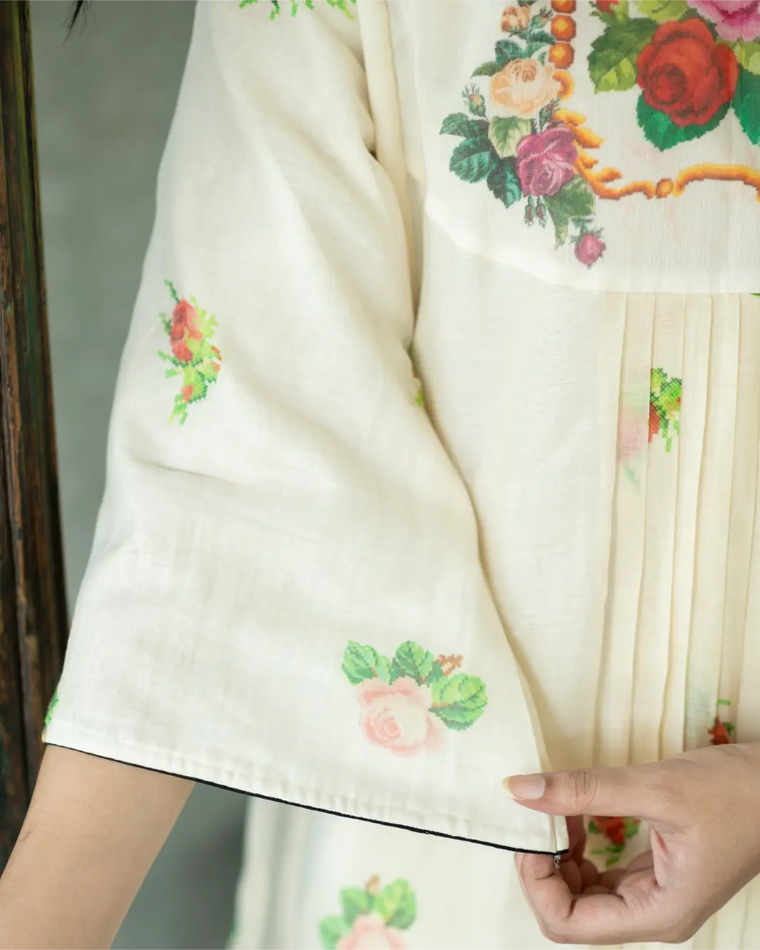 Ivory Blossom Kurta