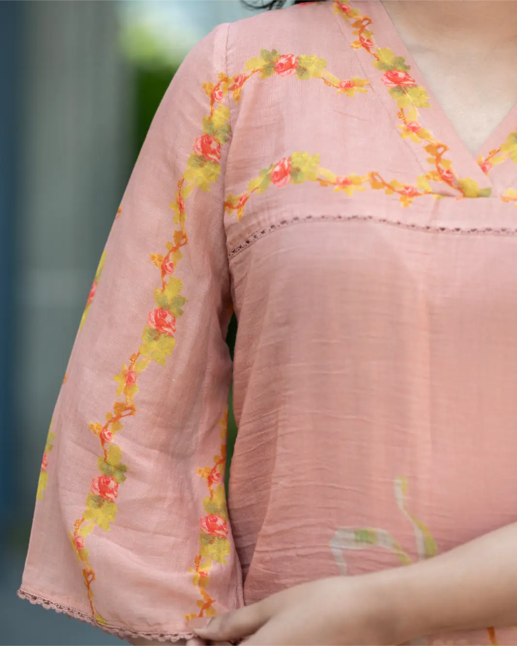 Crimson Vine Kurta Set