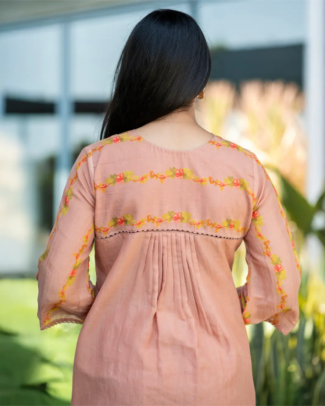 Crimson Vine Kurta Set