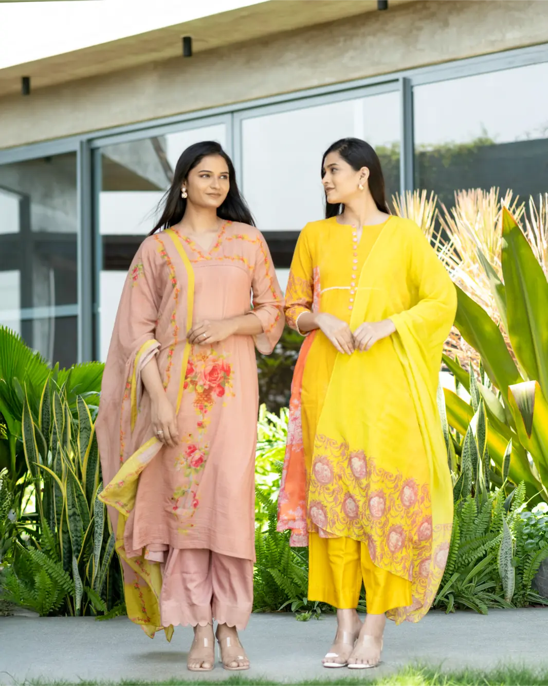 Crimson Vine Kurta Set