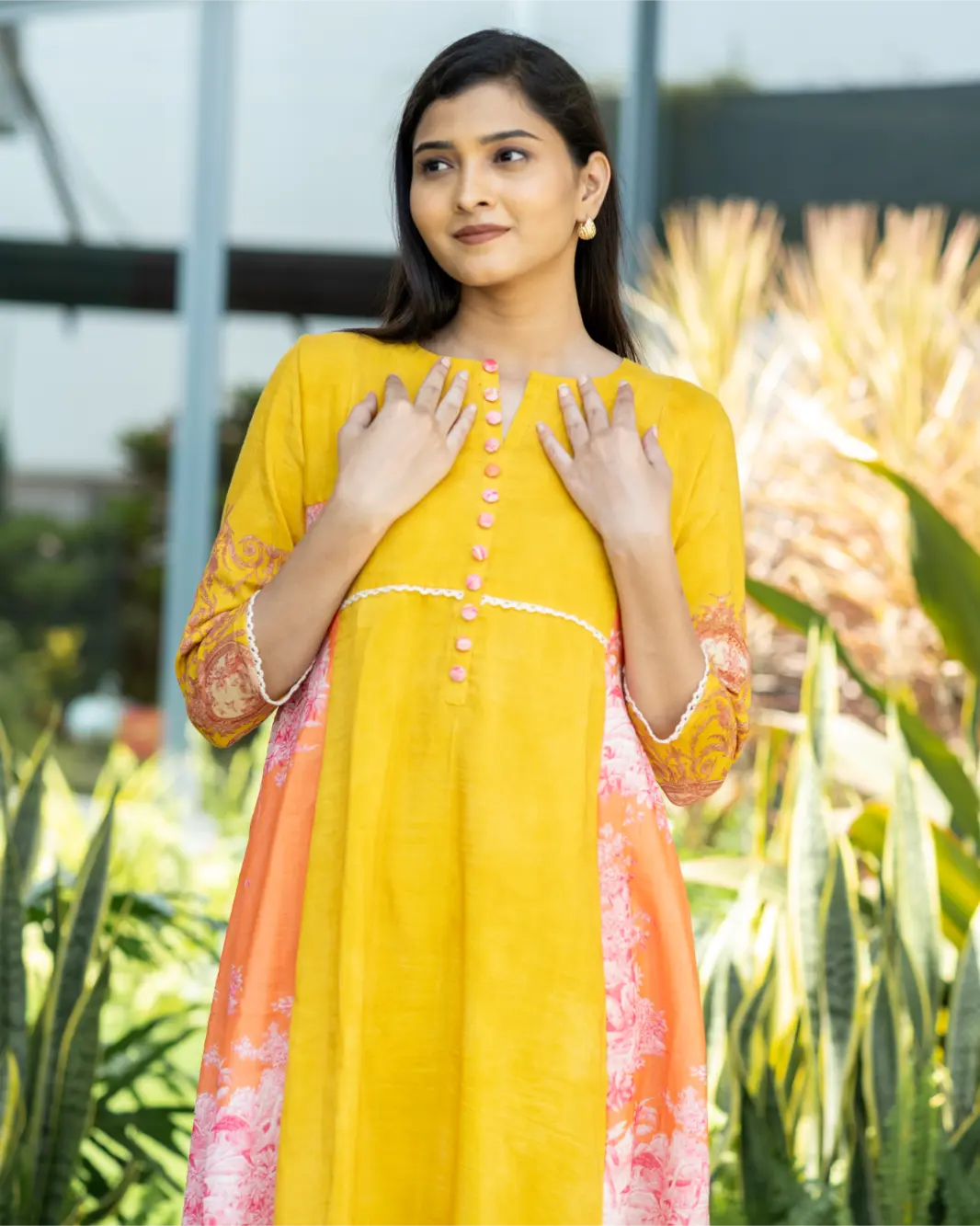 SunSet Mirage Kurta Set With Dupatta