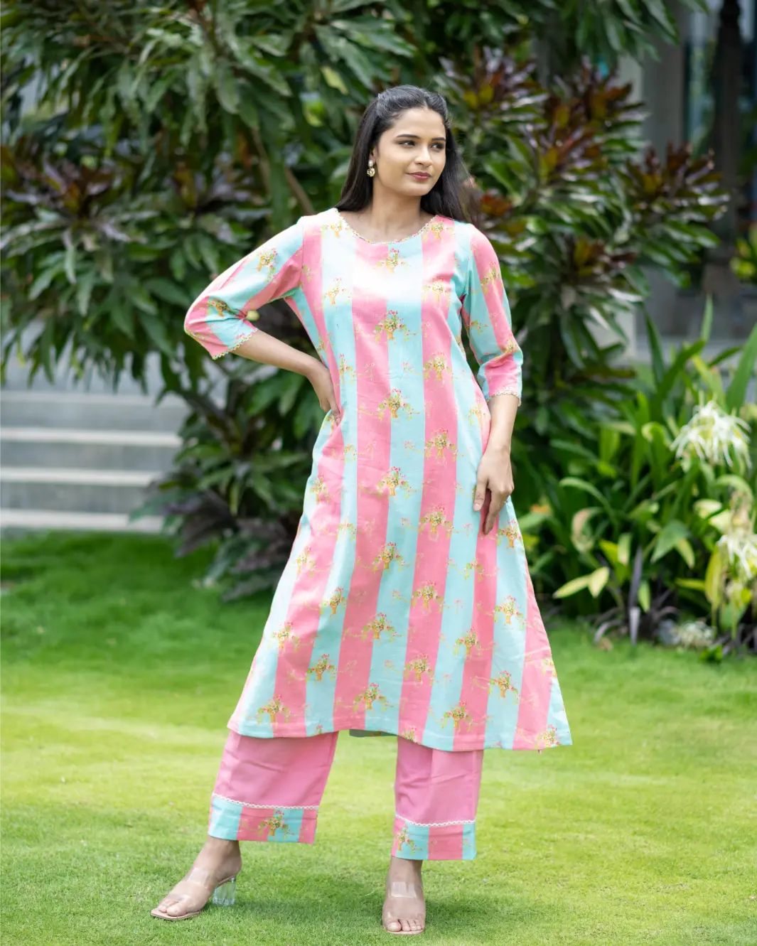 Retro Tide Kurta Set