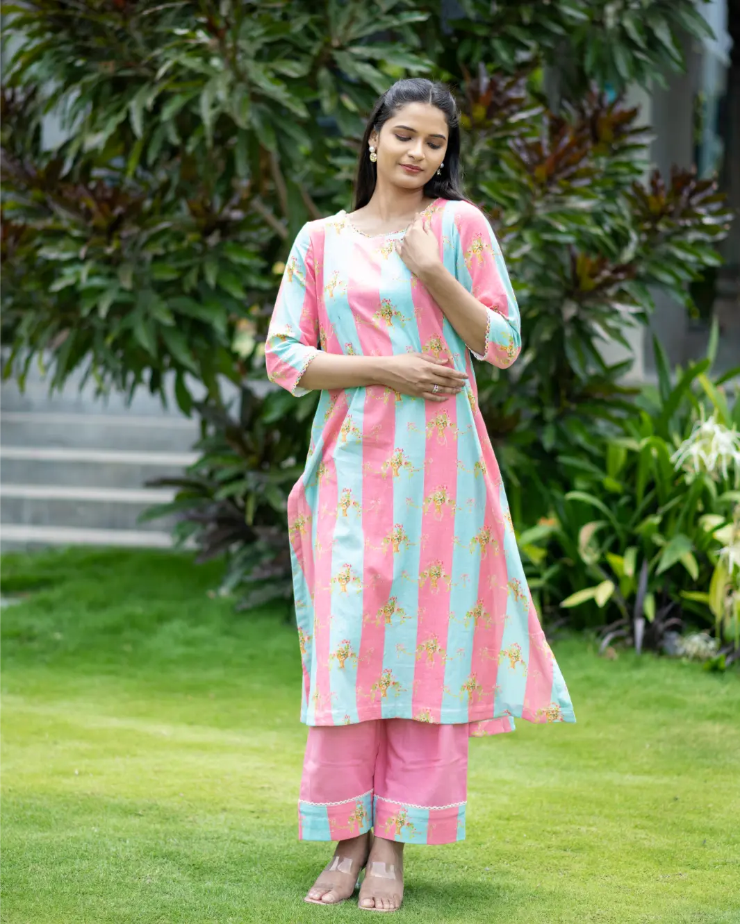 Retro Tide Kurta Set