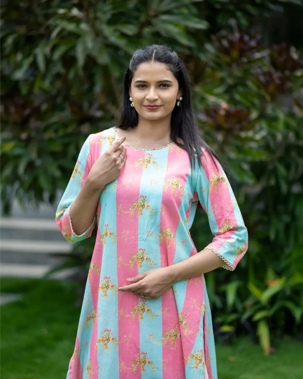 Retro Tide Kurta Set