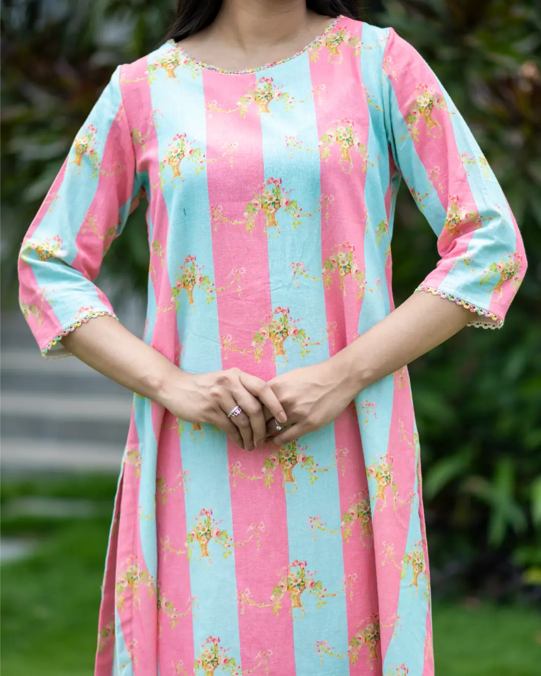 Retro Tide Kurta Set