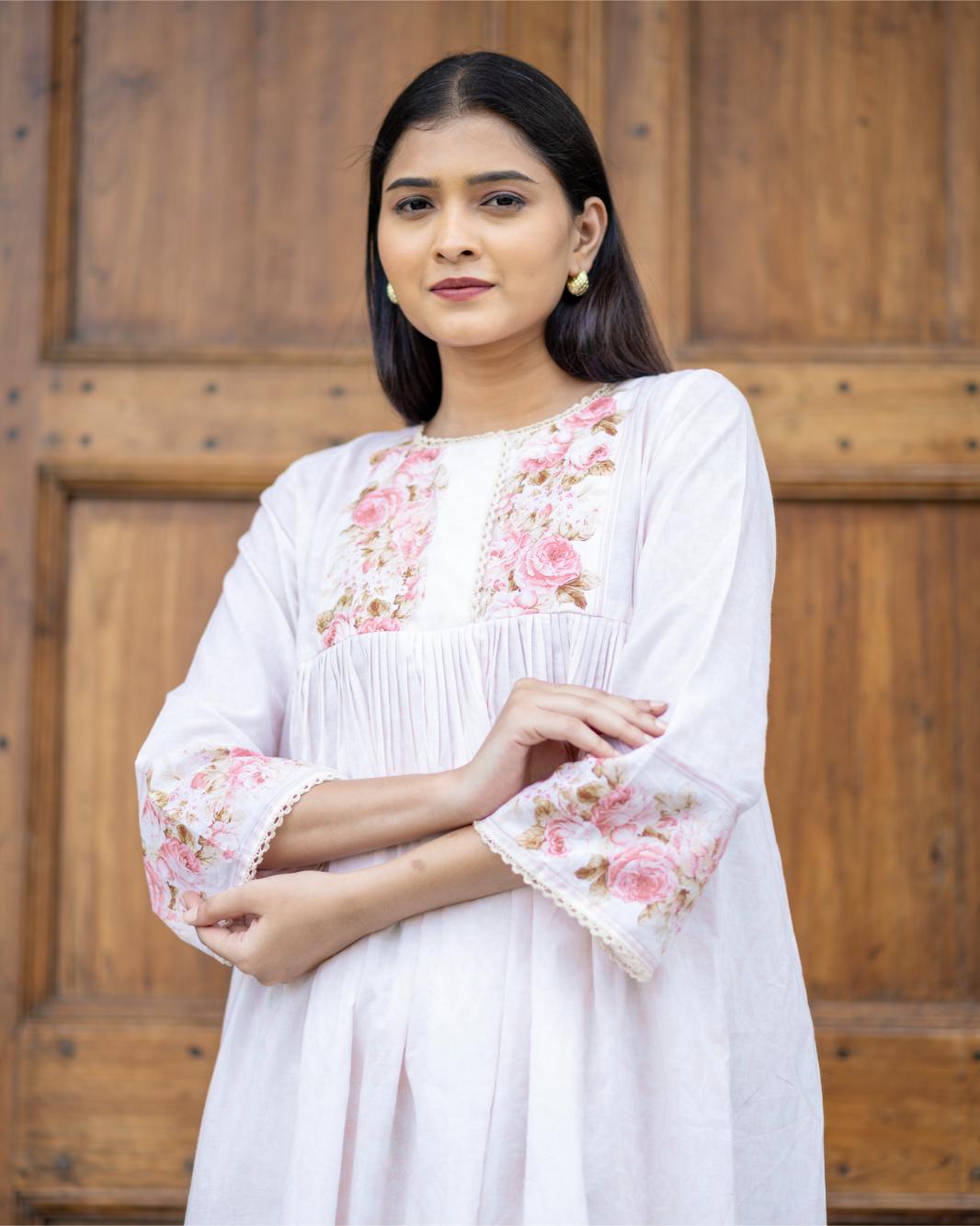 Frosted Roses Kurta Set