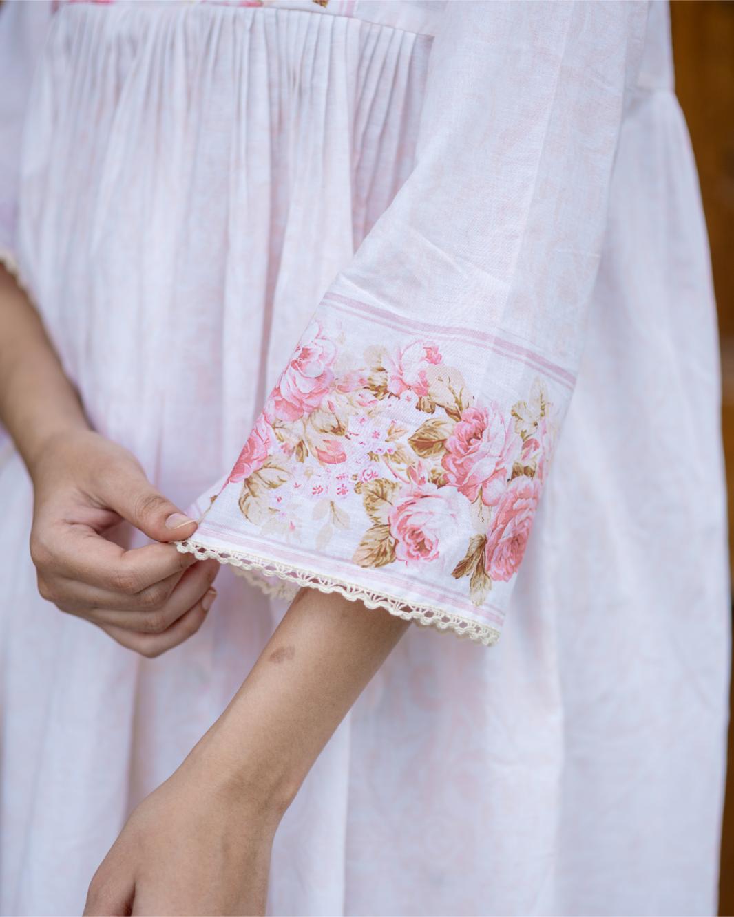 Frosted Roses Kurta Set