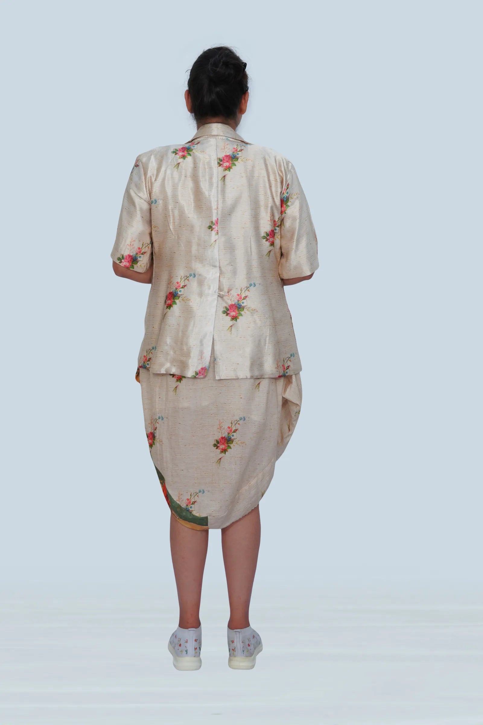 Paper floral Blazer