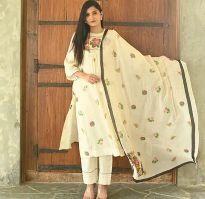 Ivory Blossom Kurta