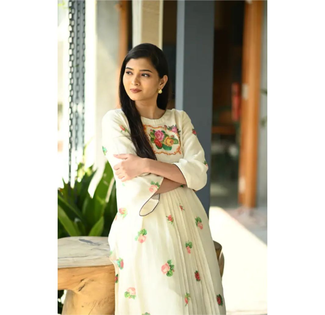 Ivory Blossom Kurta