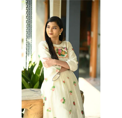 Ivory Blossom Kurta