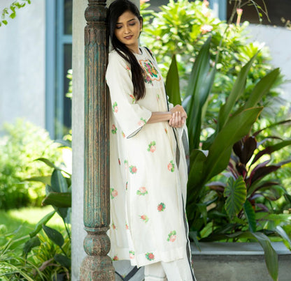Ivory Blossom Kurta