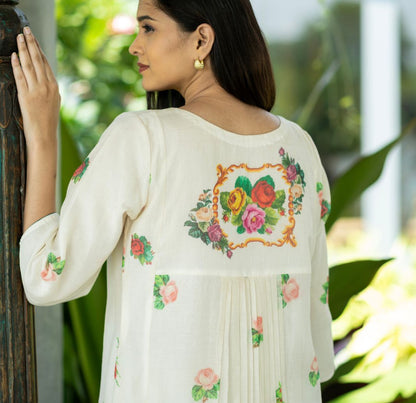 Ivory Blossom Kurta