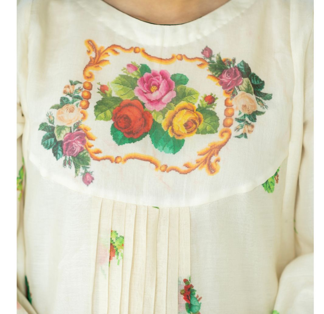 Ivory Blossom Kurta