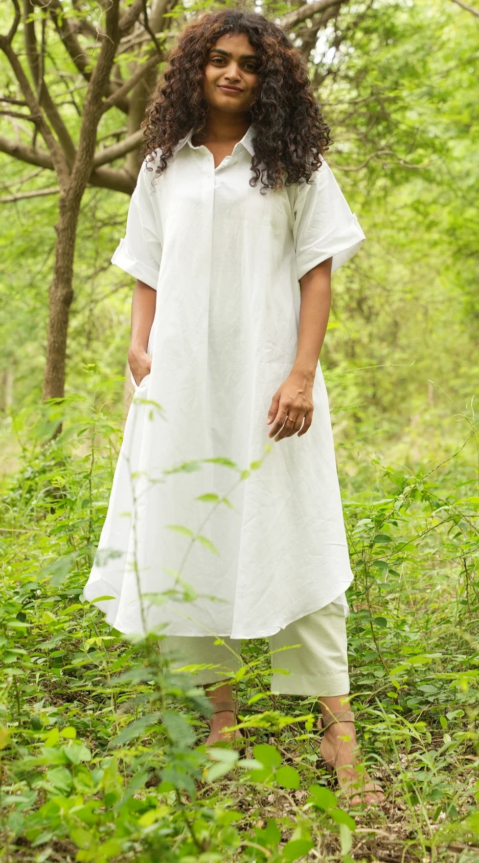 Farmers catalogue Linen shirt dress