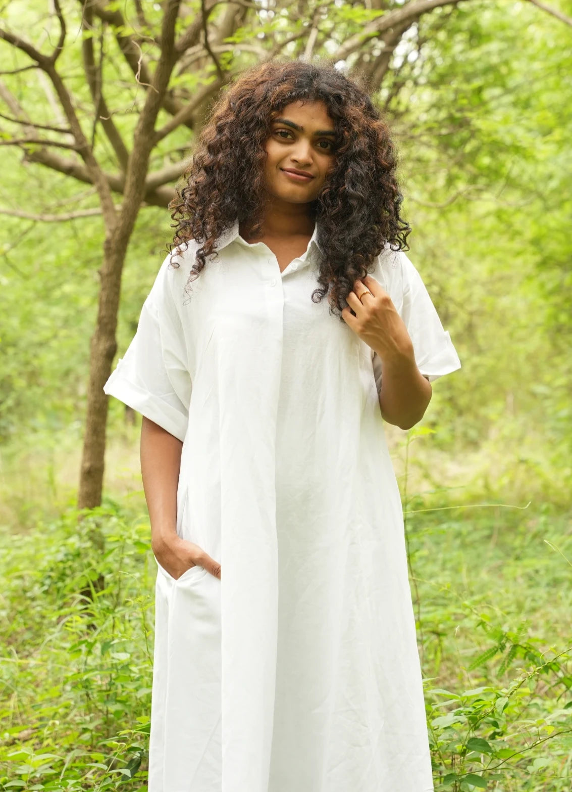 Farmers catalogue Linen shirt dress