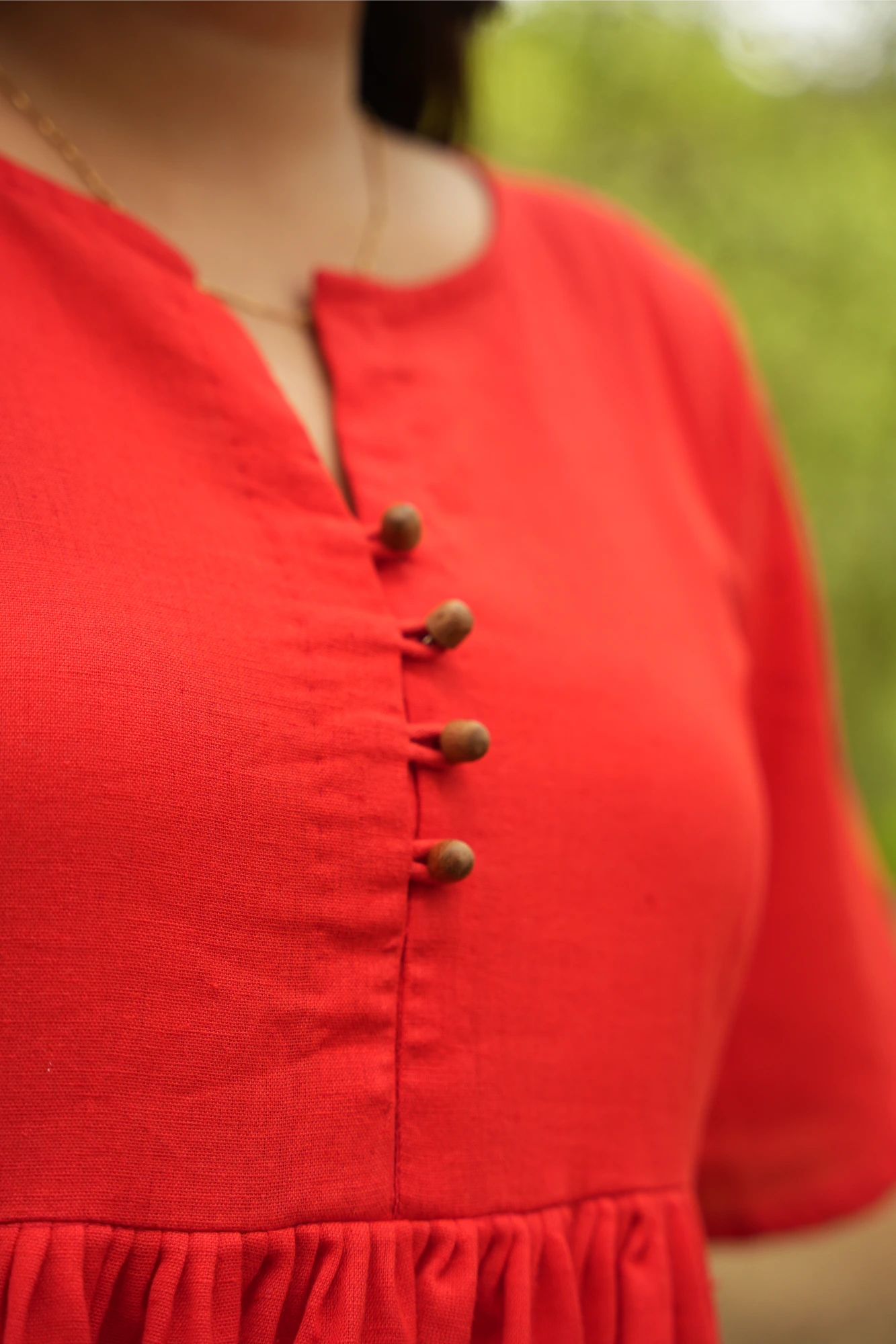 Classic Red dress.