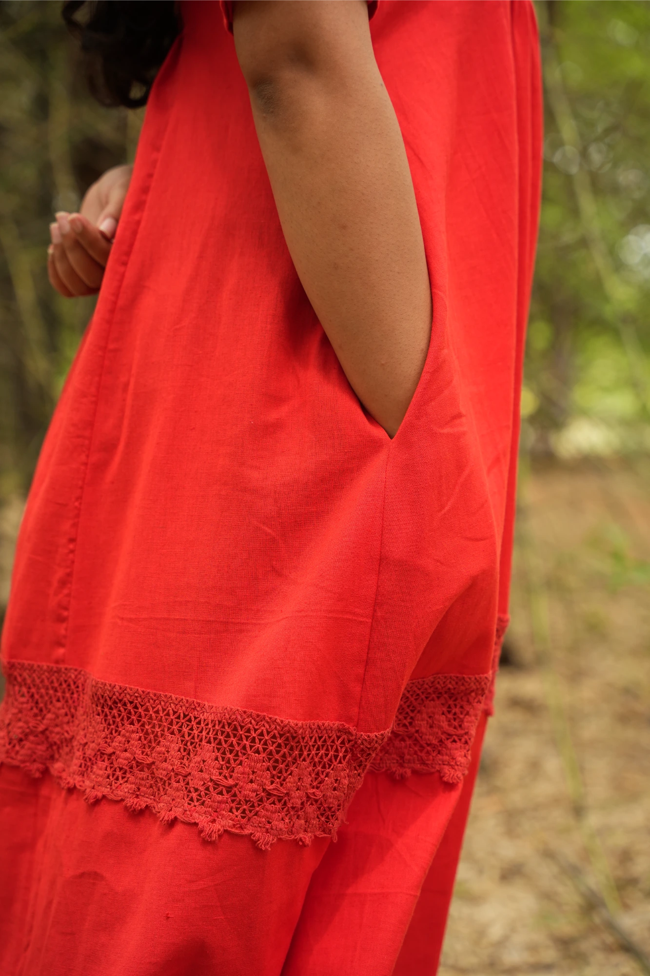 Classic Red dress.