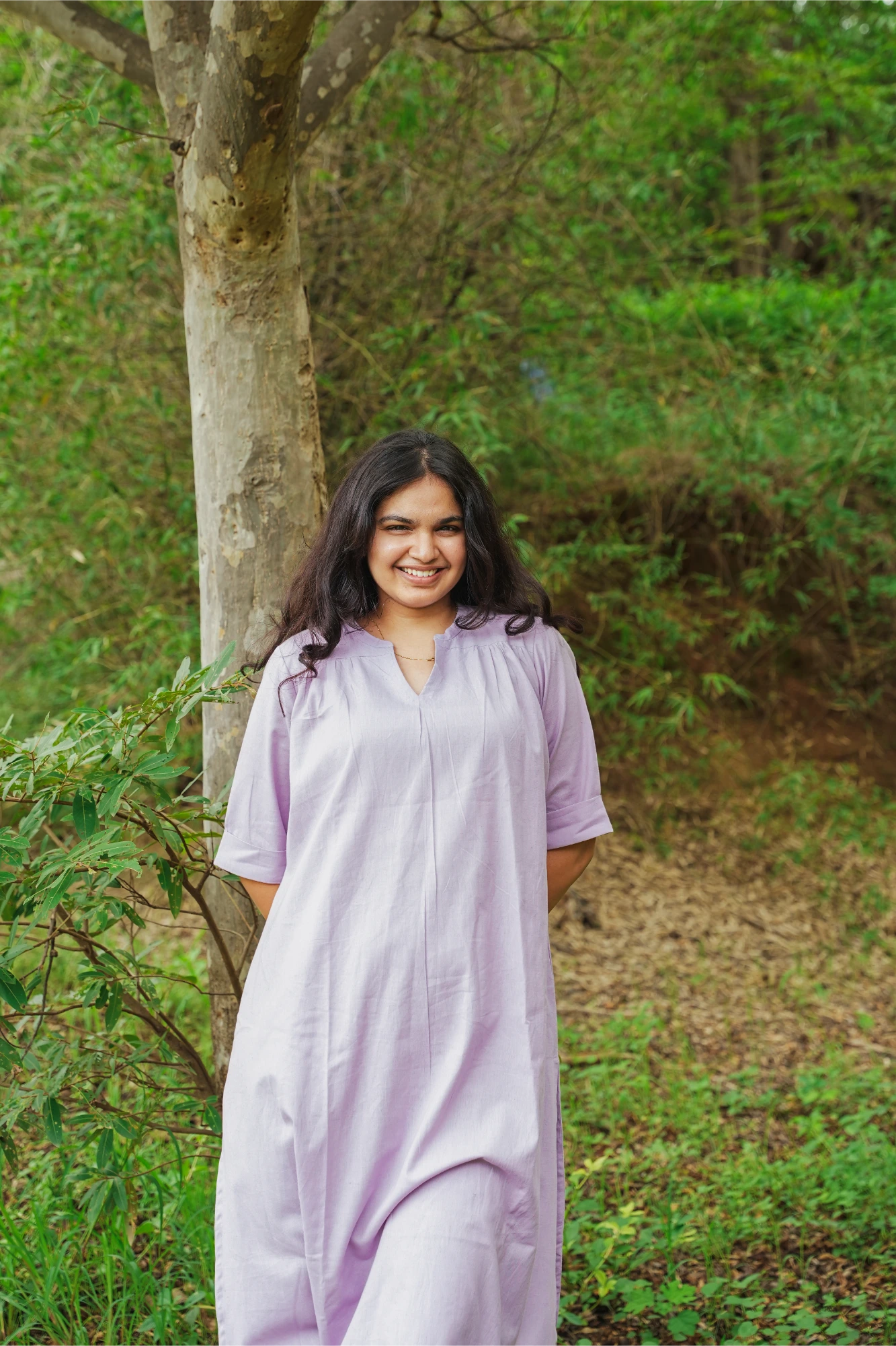 Lilac Breeze Kurta Set (co-ord)