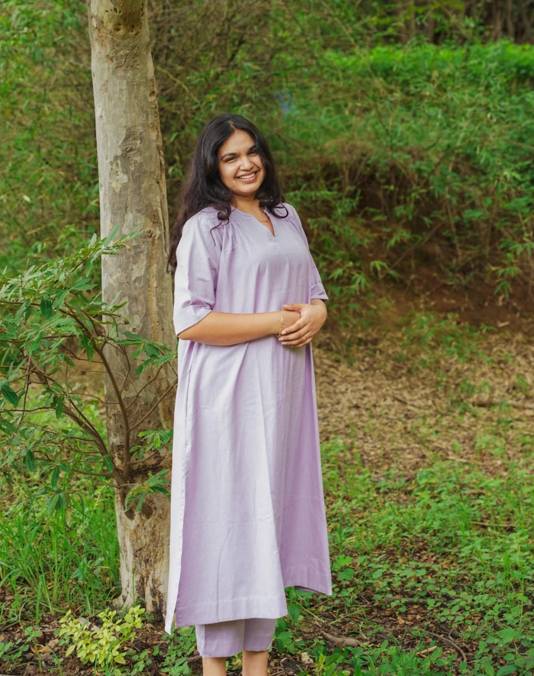 Lilac Breeze Kurta