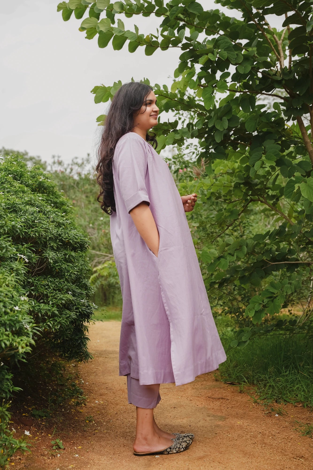 Lilac Breeze Kurta Set (co-ord)