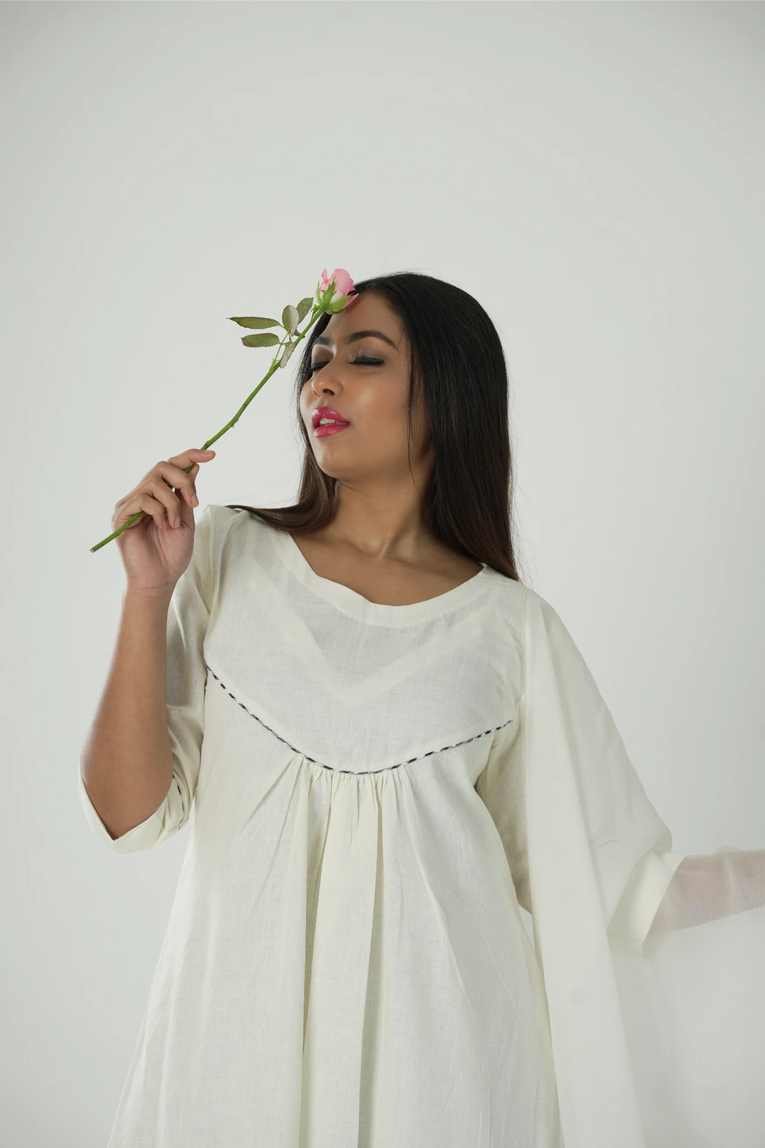 swan white kurta