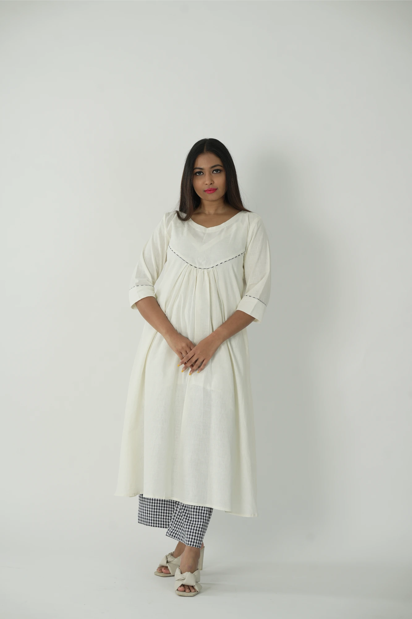 swan white kurta