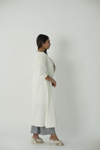 swan white kurta