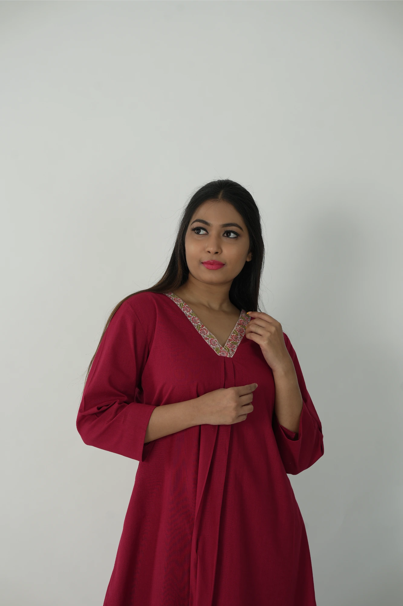 Red kurta set (co-ord set)