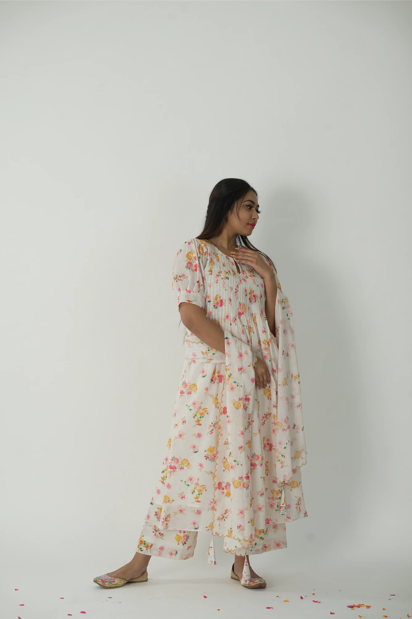 Dreamy bloom kurta set (co-ord set)