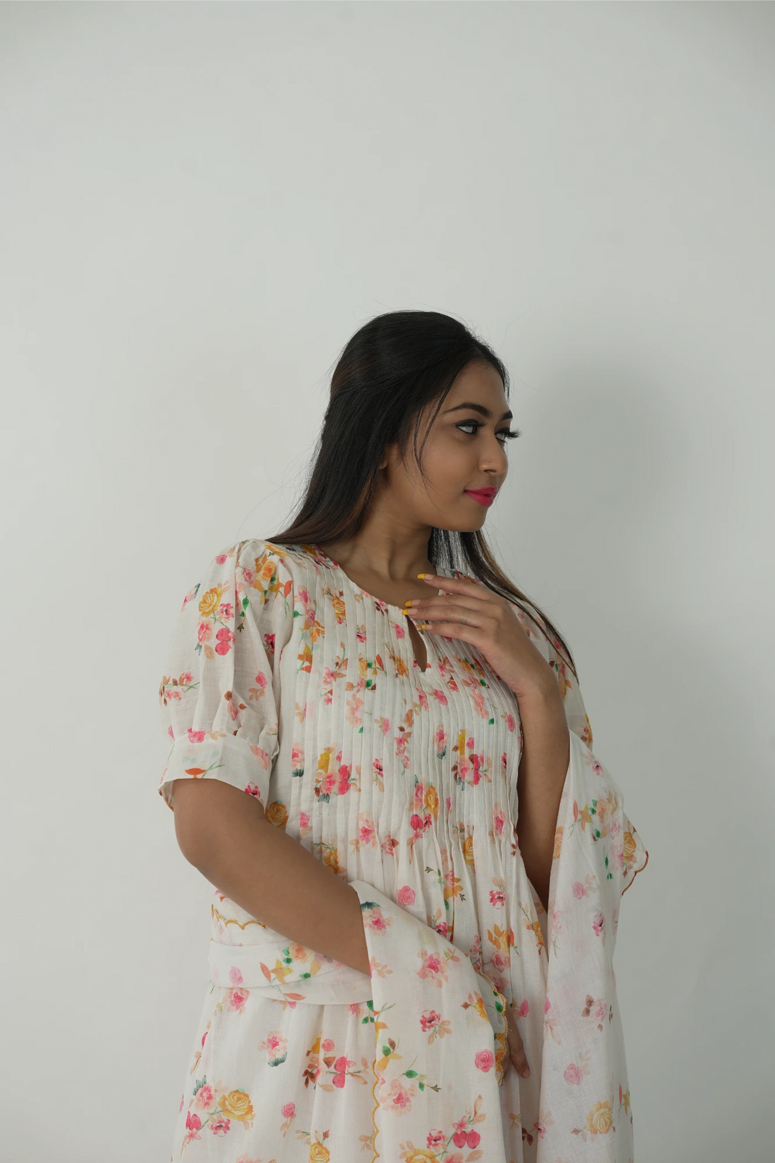 Dreamy bloom kurta set (co-ord set)