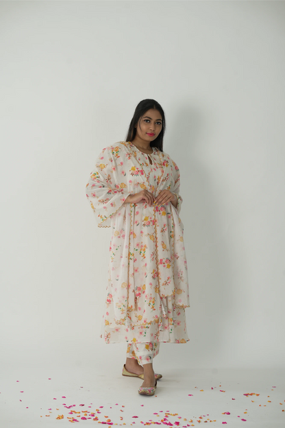 Dreamy bloom kurta set (co-ord set)